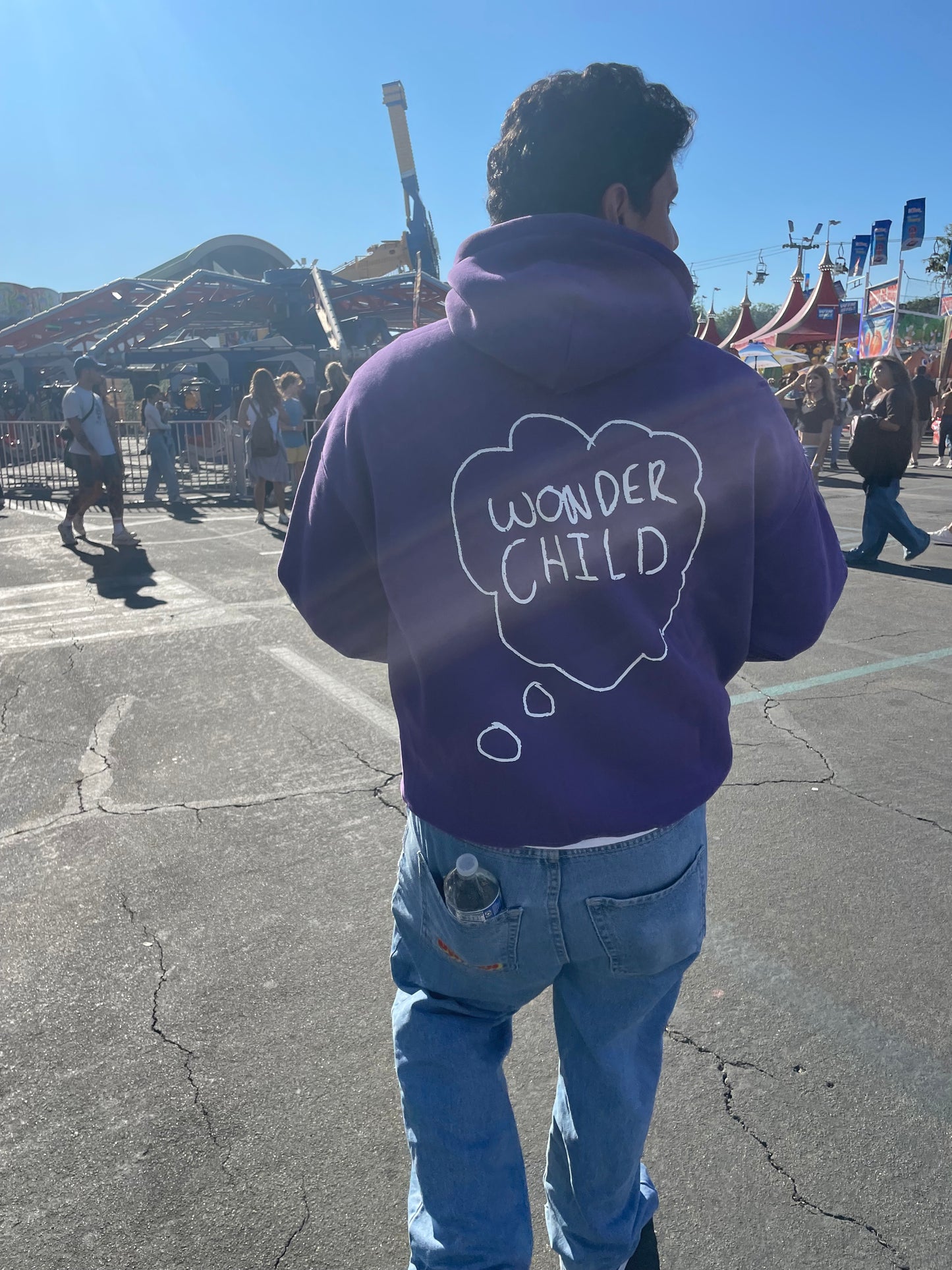 *WONDER CHILD* Purple Hoodie