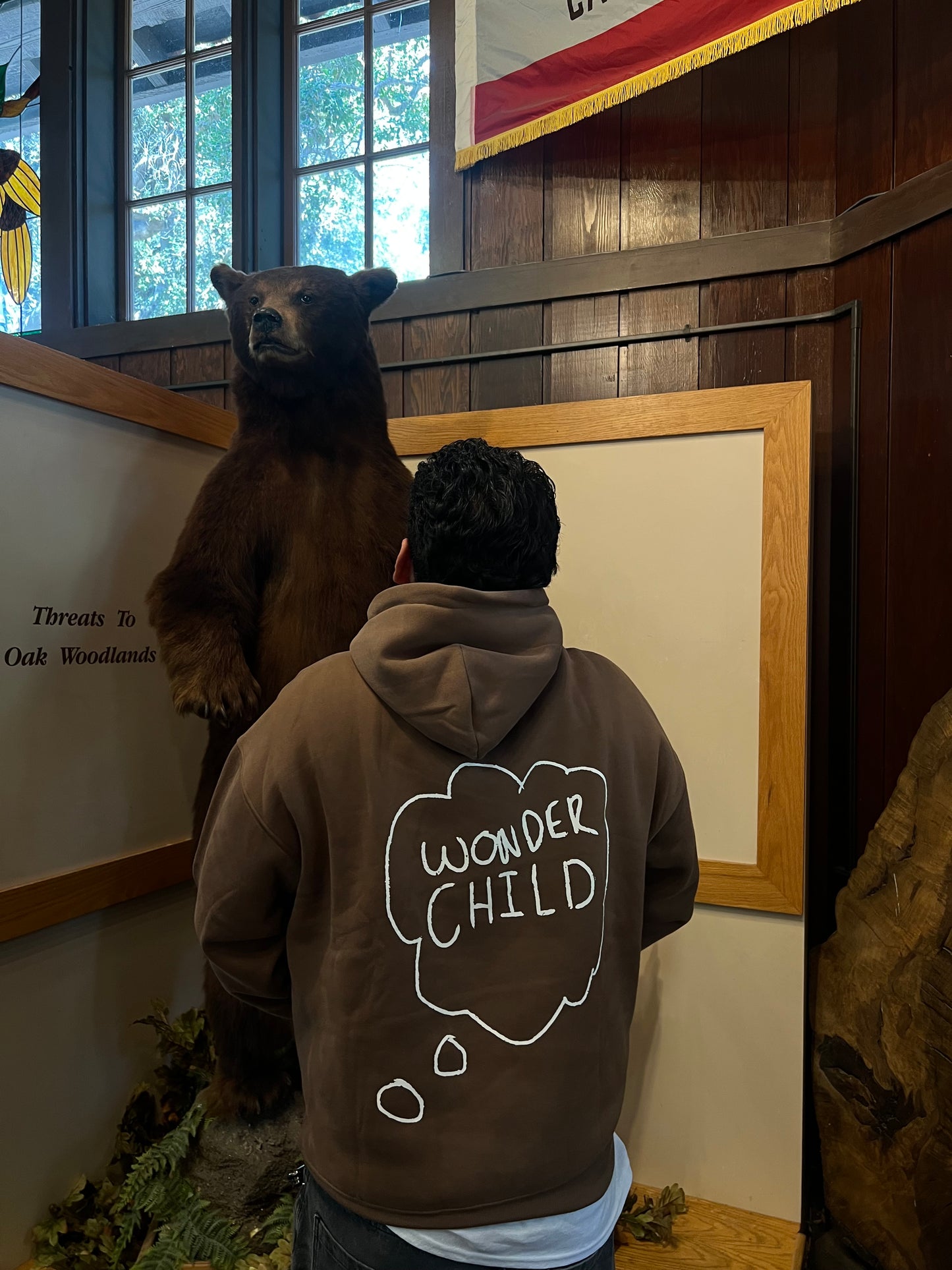 *WONDER CHILD* Brown Hoodie